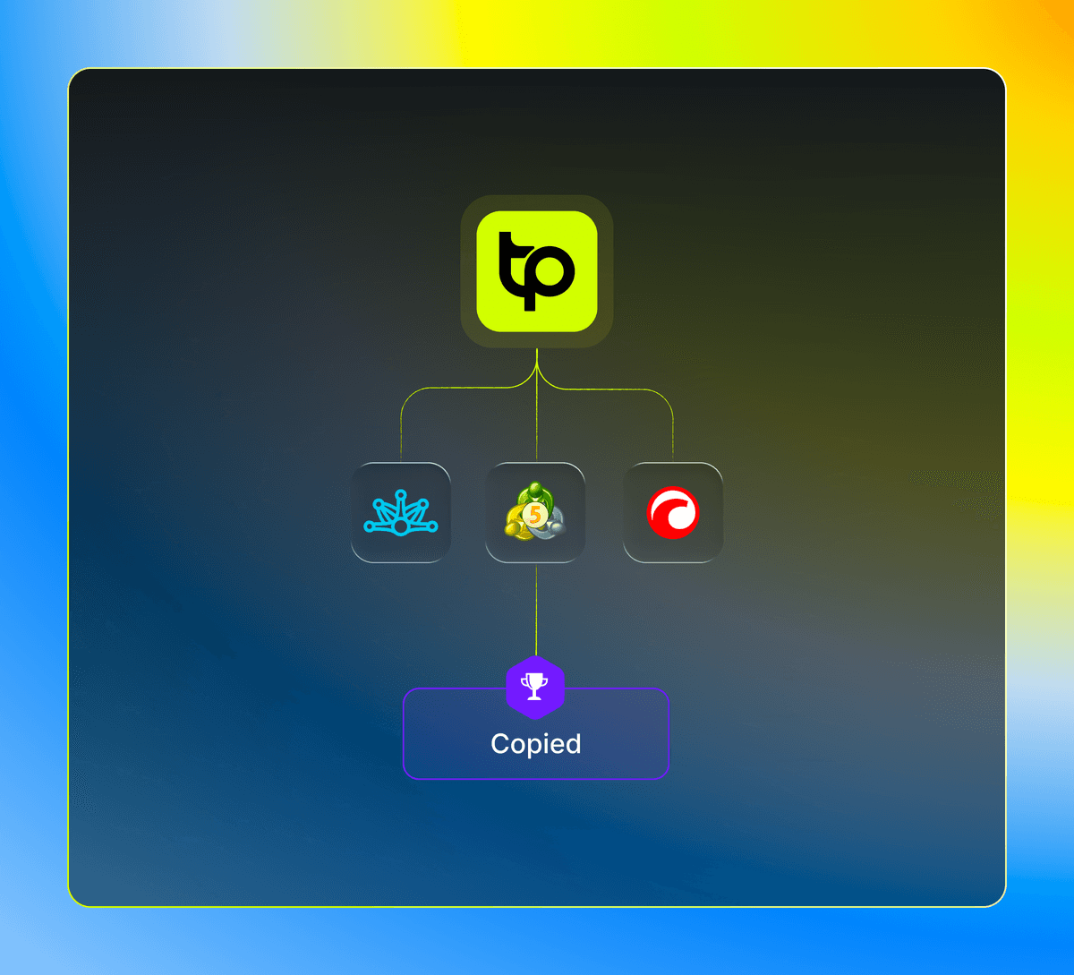 Telegram trade copier mobile connection flow